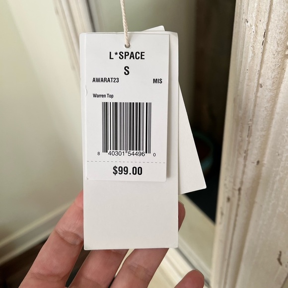 NWT L Space Warren Crop Top Size Small - Picture 5 of 6